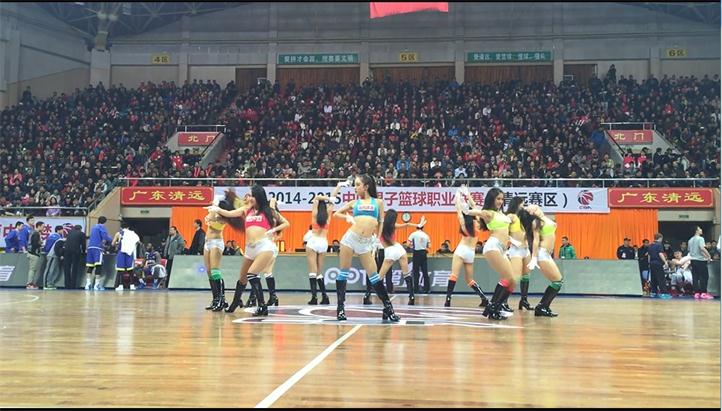 2015 1 28CBA东莞新世纪主场节间舞蹈JDS